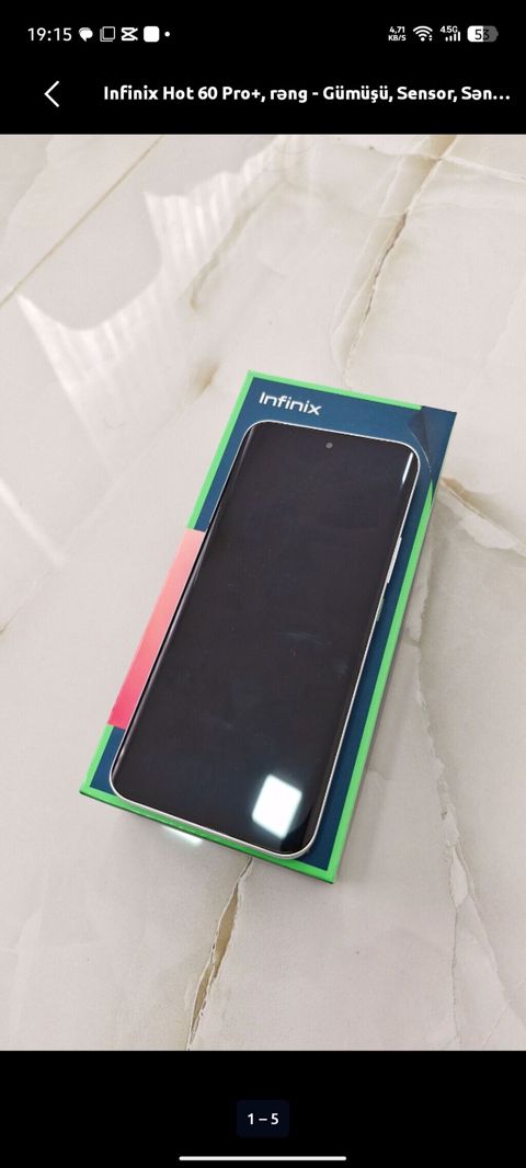 Infinix Hot 60 Pro+, 256 GB, rəng - Gümüşü, Sensor — Xırdalan