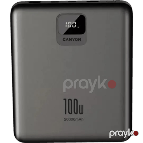 Canyon Slim PB-2008 100W CNE-CPB2008DG 20000 Dark Gray — Bakı