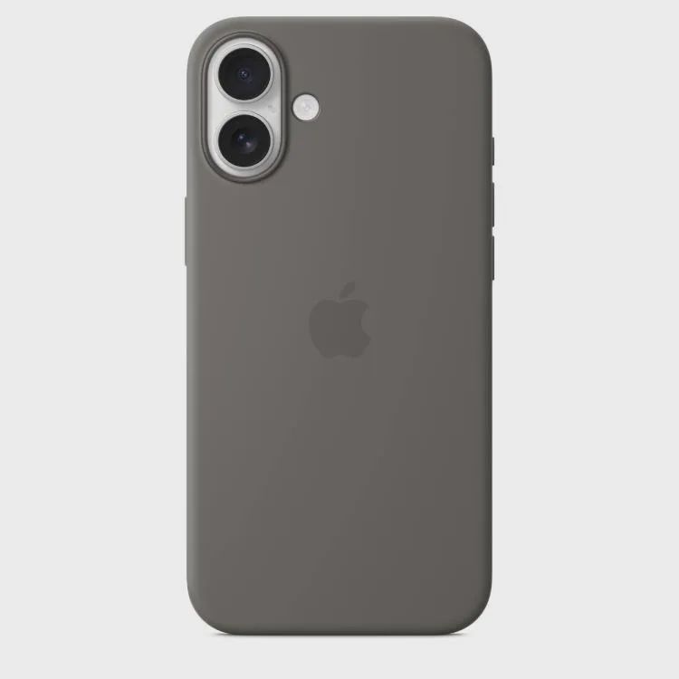 Çexol Apple iPhone 16 Plus Silicone Case with MagSafe - Stone Gray (MYYC3ZM/A) — Çexollər, Bakı