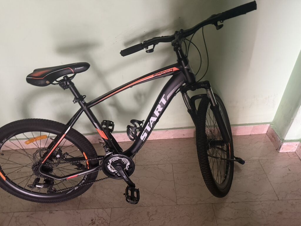 Start Speed dağ velosipedi - Rəng: mat qara, narıncı-qırmızı — Dağ velosipedləri, Bakı (7)