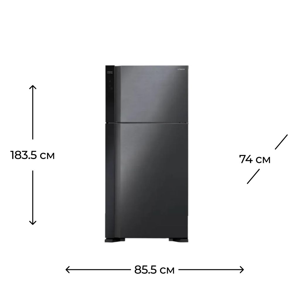 Soyuducu Hitachi R-V660PUC7-1 BBK — Soyuducular, Bakı (3)
