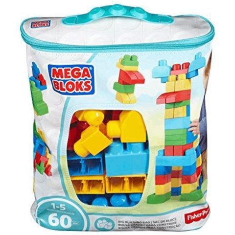 Mega Bloks Big Bldg Bag 60pc Clsc 65541084162 — Bakı