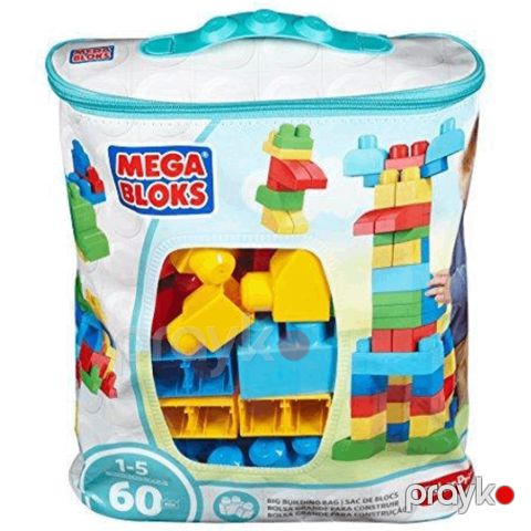 Mega Bloks Big Bldg Bag 60pc Clsc 65541084162 — Bakı