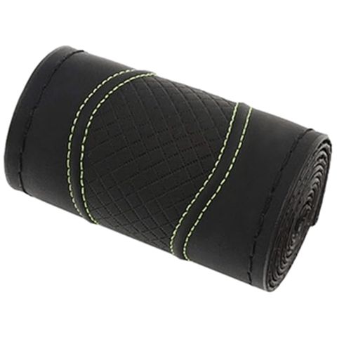 Sükan üçün örtük Nurmani 38 sm Black, Yellow Thread — Bakı