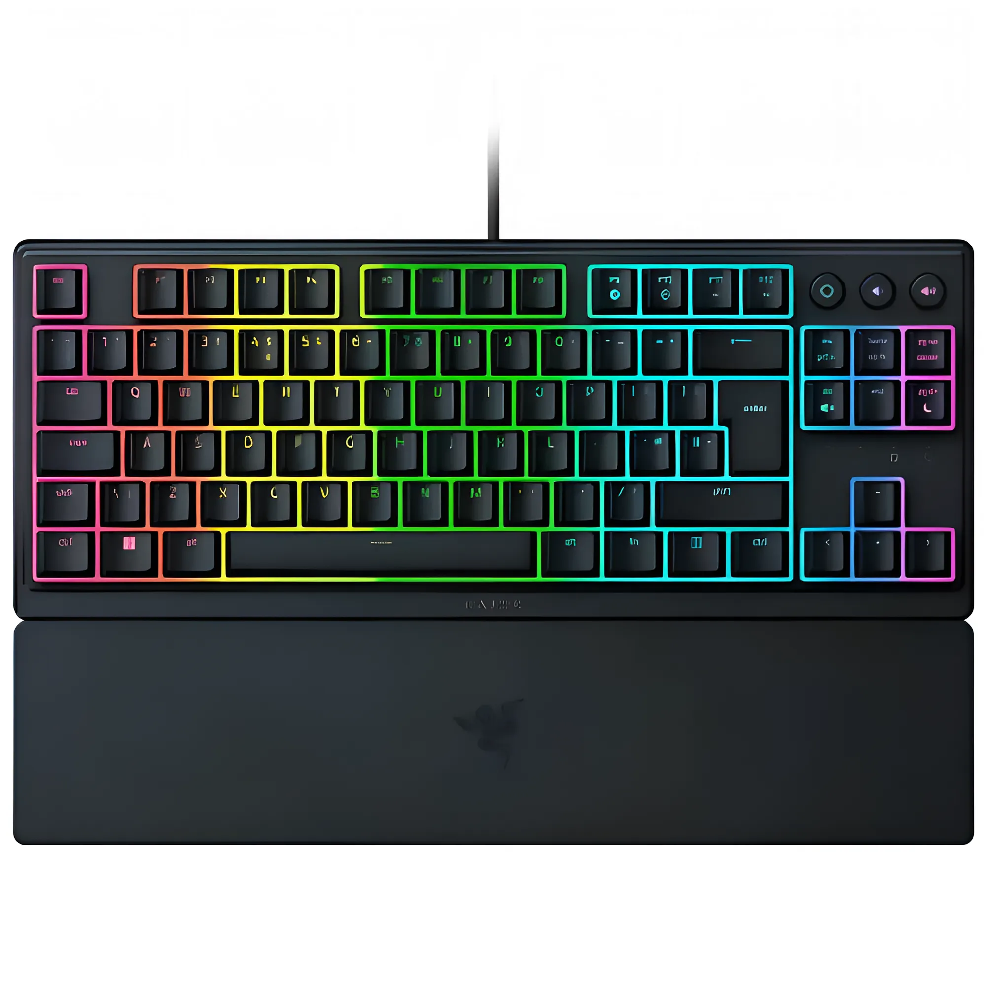 Oyun üçün simli klaviatura Razer Ornata V3 TKL 84key, Mecha-Membrane Switch, Usb-a, En/ru, RGB, Black (RZ03-04881600-R3R1)