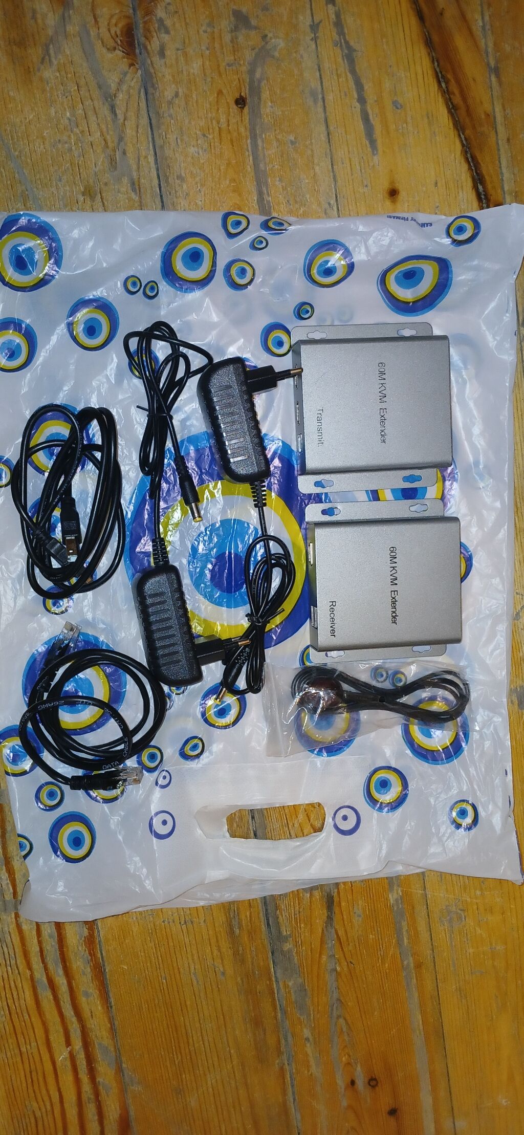 60M KVM Extender dəsti Məhsul: uzaqdan klaviatura, siçan və monitoru — Elektronika, Bakı (2)