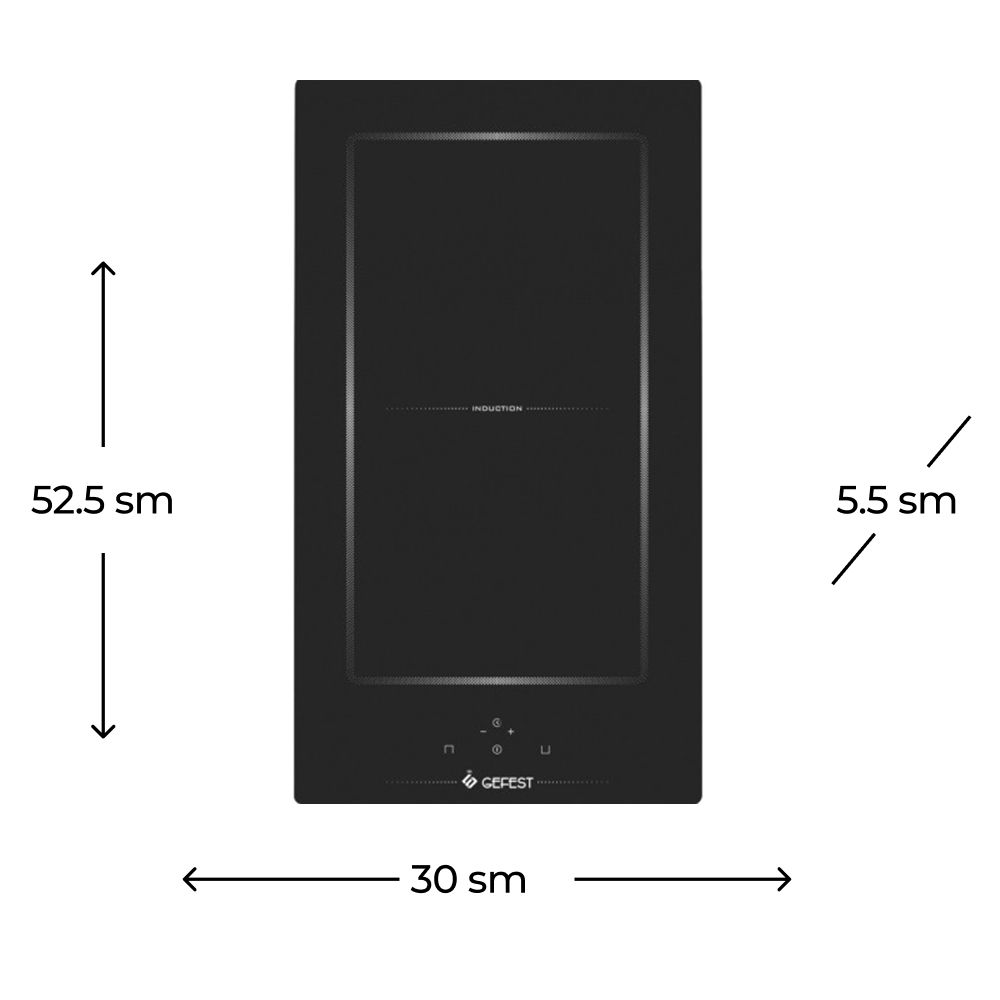 İnduksion plitə Gefest 4001 — Mətbəx texnikası, Bakı (4)