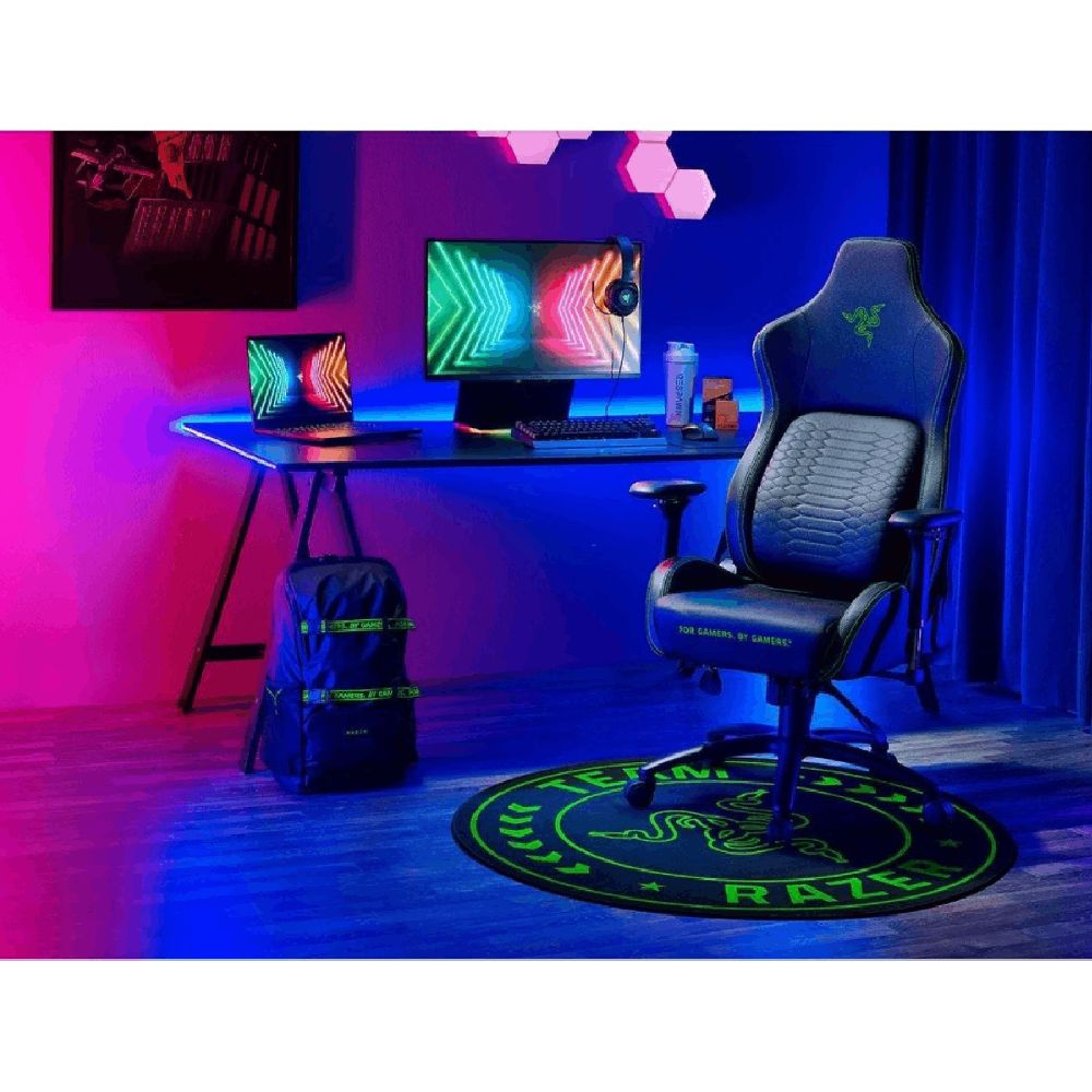 Chair Floor Rug Razer Team Black/Green RC81-03920200-R3M1 — Mallar, Bakı (4)