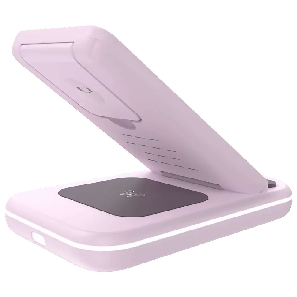 Simsiz enerji toplama cihazı Canyon Wireless Charger 3 in 1 Pink CNS-WCS304IP — Mallar, Bakı (5)