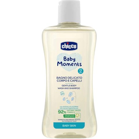 Uşaq üçün şampun-gel Chicco BM Gentle Body 200 ml 8058664138449 — Bakı