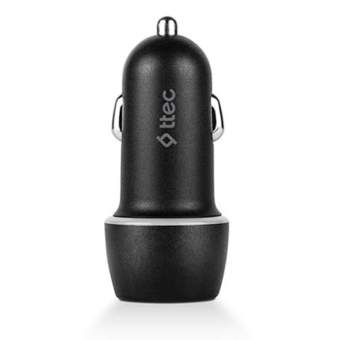 Avtomobil yükləmə cihazı Ttec SmartCharger Duo In-Car Charger Duo USB 3.1A Black (2CKS21S) — Bakı
