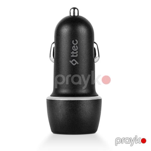 Avtomobil yükləmə cihazı Ttec SmartCharger Duo In-Car Charger Duo USB 3.1A Black (2CKS21S) — Bakı