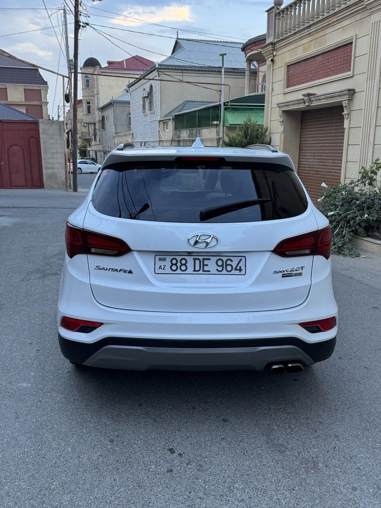 Hyundai Santa Fe, 2.0 L, 2017 il, 194 000 km — Avtomobillər, Bakı (6)