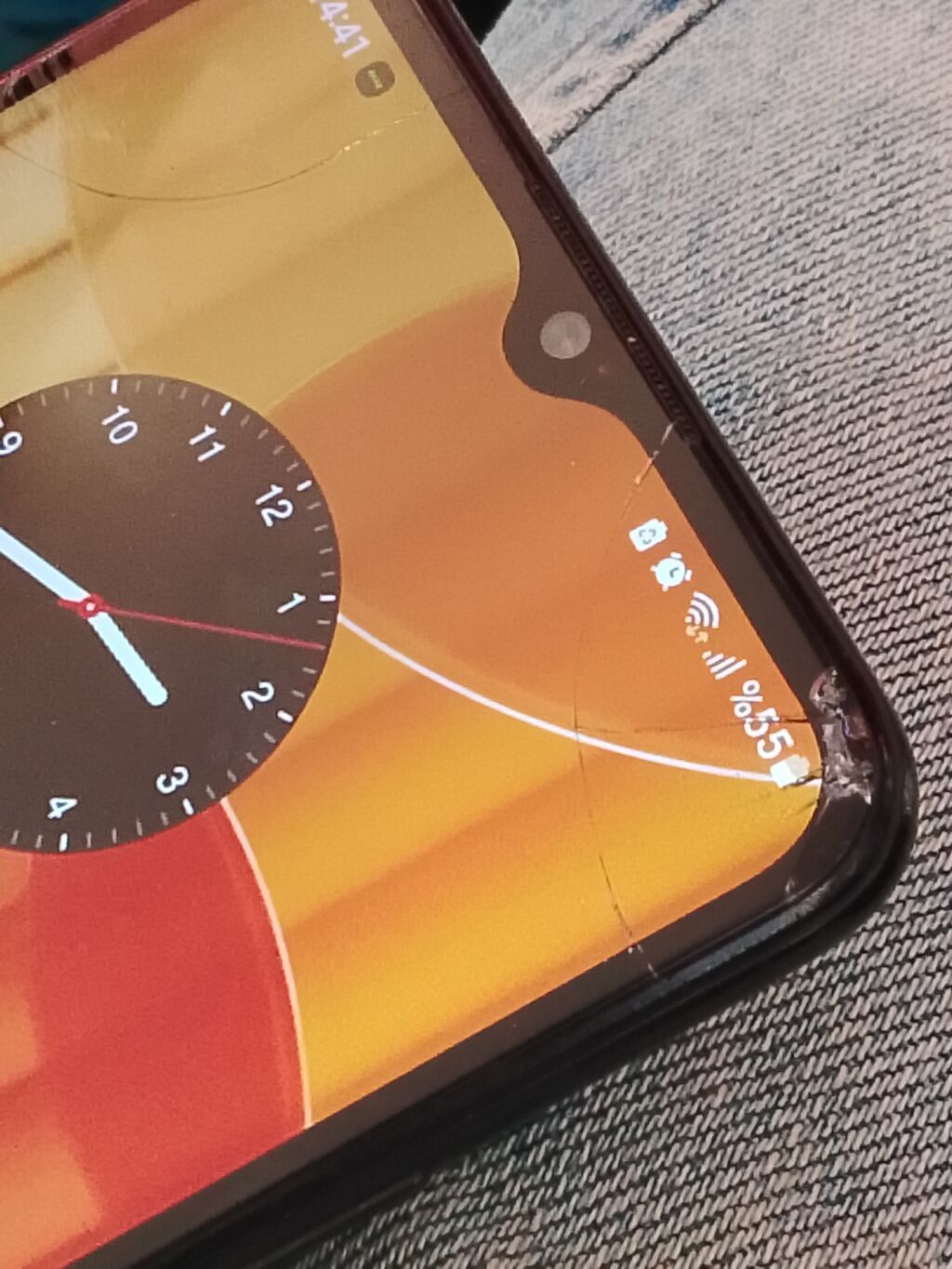 Samsung Galaxy A03, 64 GB, rəng - Qara, Qırıq — Samsung, Mehdiabad (2)