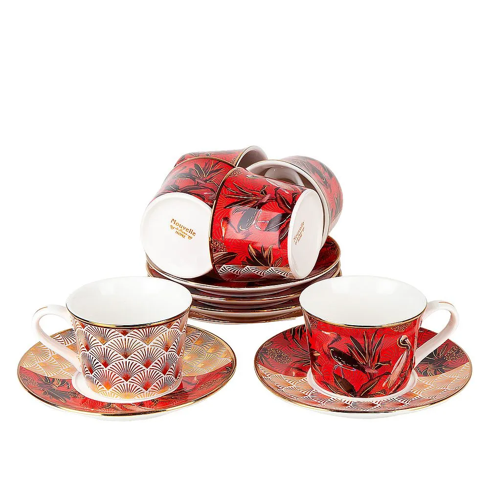 Çay dəsti Nouvelle Home Casablanca 6 nəfərlik 12 parça 200 ml (200160) — Dining tableware