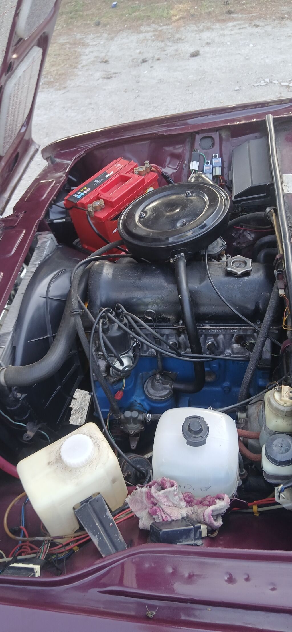 VAZ 2107 sedan – tünd bordo rəngli klassik model. - Kuzov: 4 qapılı — Avto, Şamaxı (5)