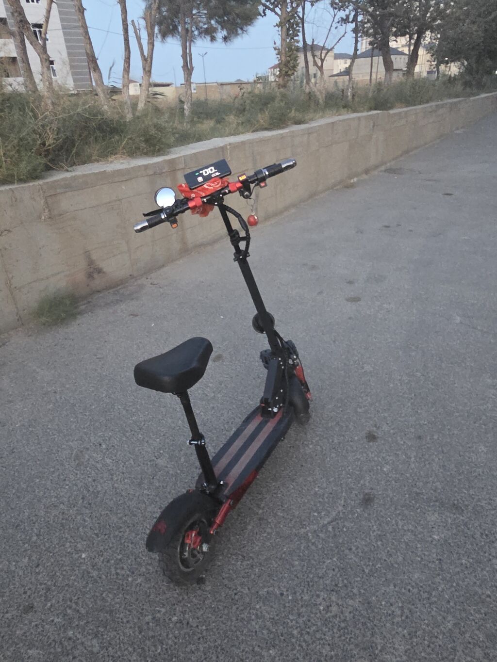 Elektrik skuter – rahat oturacaqlı, güclü işıqlandırmalı, geniş — Mallar, Bakı (4)