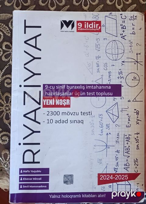 Riyaziyyat – 9-cu sinif buraxılış imtahanına hazırlıq üçün test