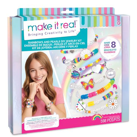 Yaradıcılıq dəsti Make it Real Rainbows and Pearls DIY Jewelry Kit 1729MR / 695929017293 — Bakı