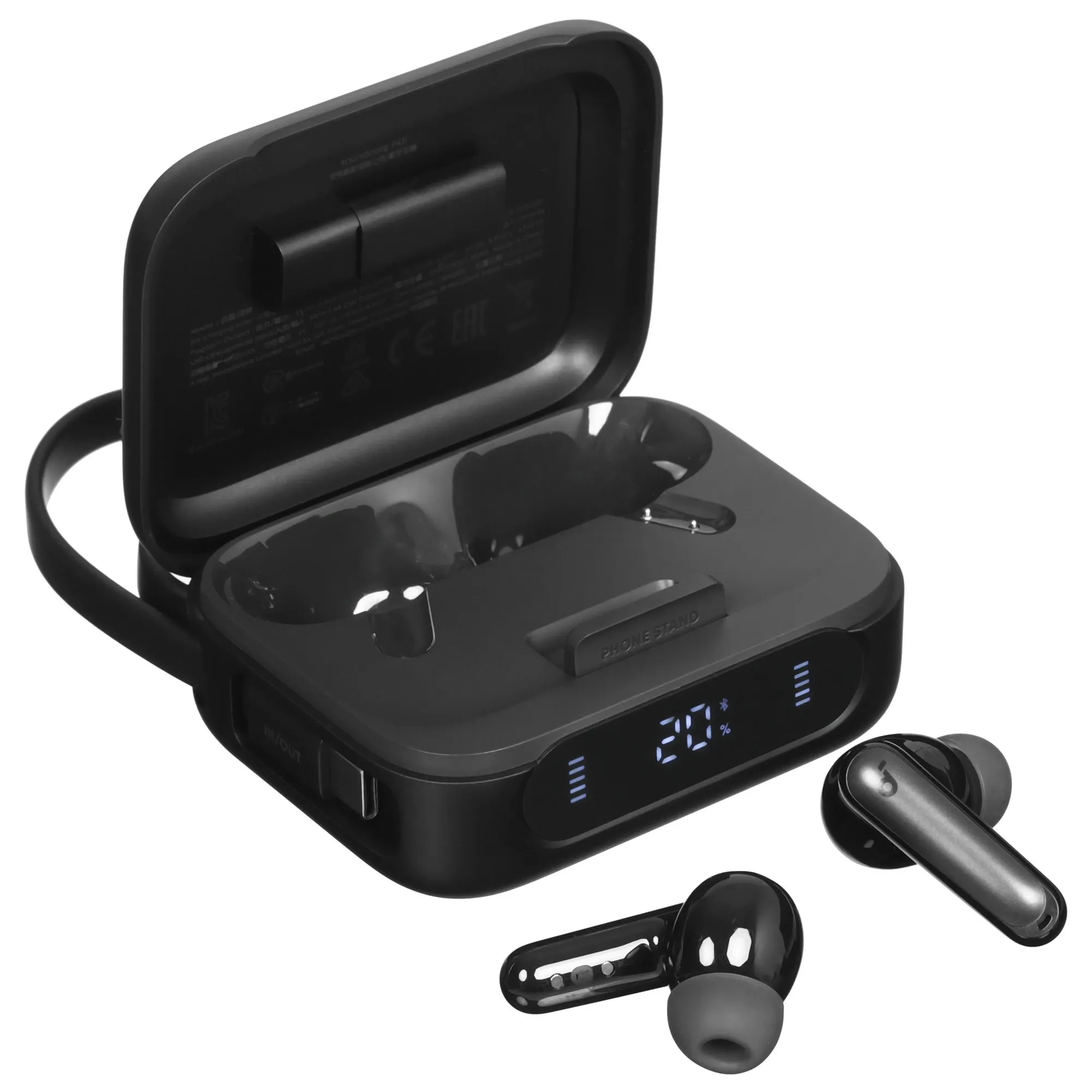 Simsiz qulaqlıq Soundcore P41i, 3in1 Charging case, Black (A3937G12) — Bakı