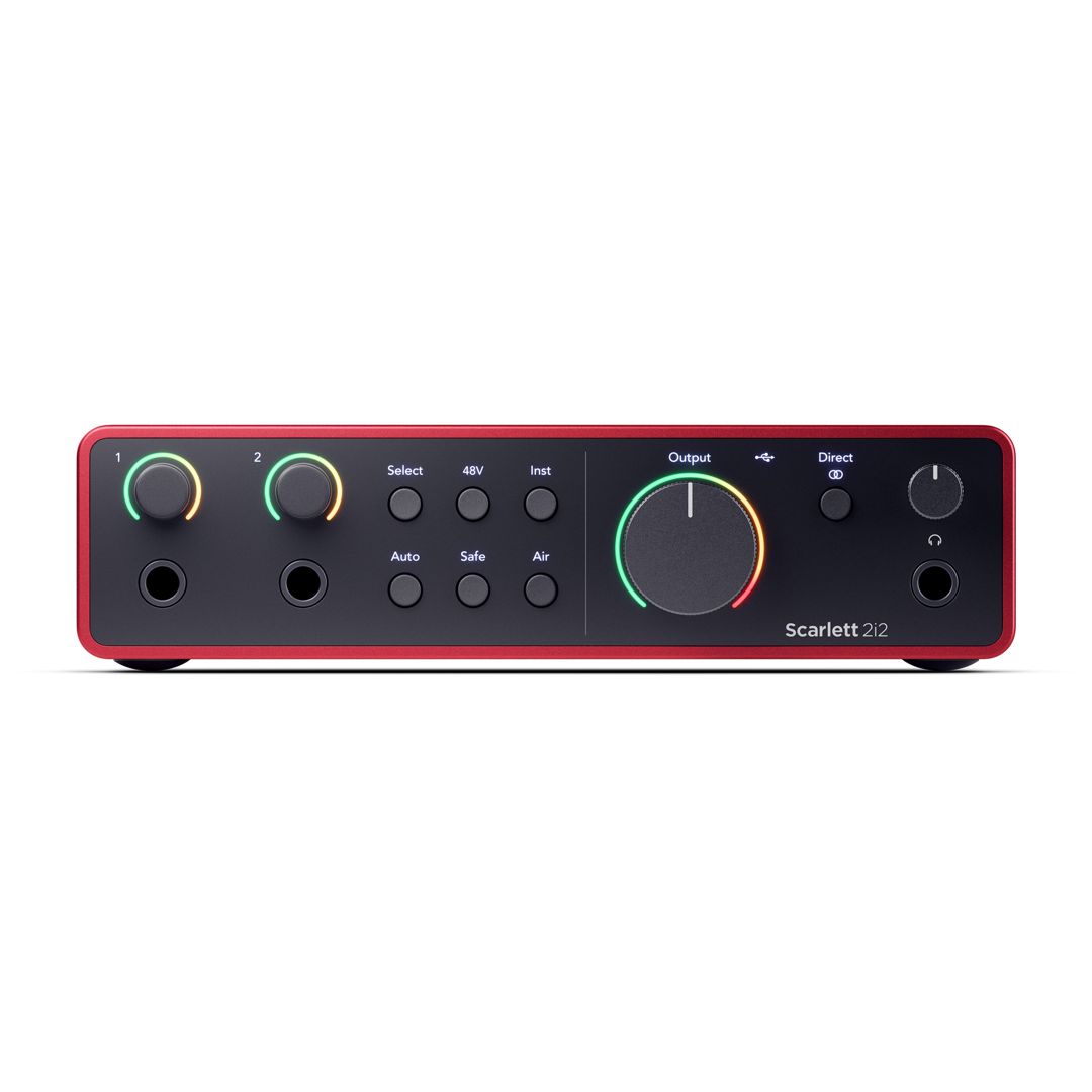 Səs kartı Focusrite Scarlett 2I2 4th Gen — Musiqiə alətləri, Bakı (3)