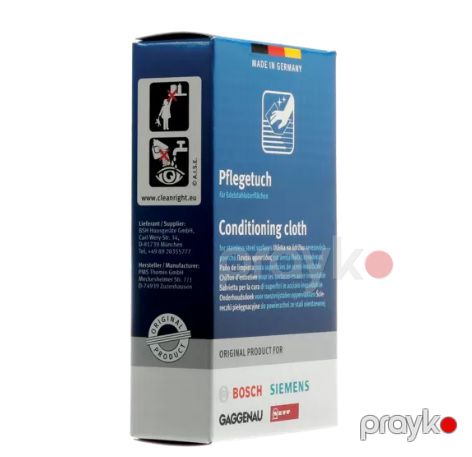 Paslanmayan polad səthlər üçün qulluq salfetləri 00312007