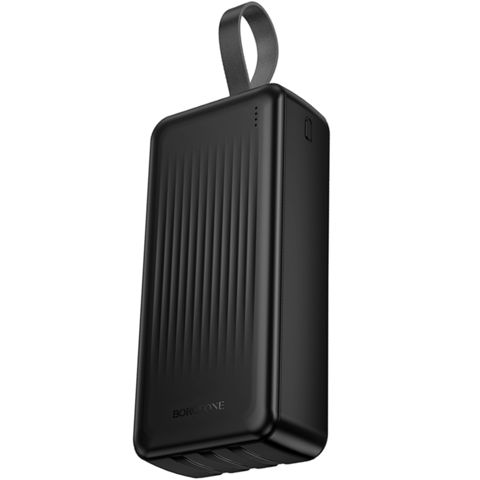 Power Bank Borofone Clever BJ79B 50000 mAh Integrated Cable Black — Bakı