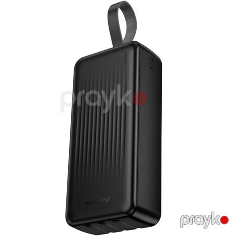 Power Bank Borofone Clever BJ79B 50000 mAh Integrated Cable Black — Bakı