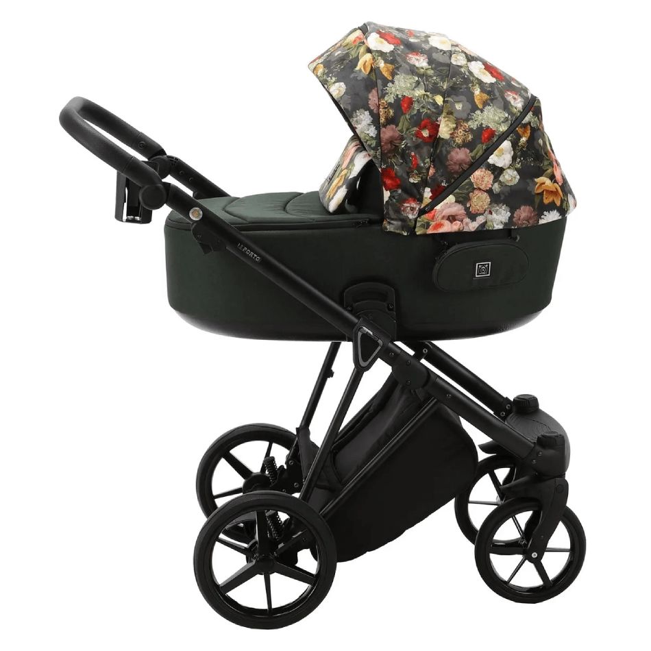 Adamex Porto Flowers Uşaq arabası 2 in 1 / FL-1 — Arabalalar və avtokresloları, Bakı (3)