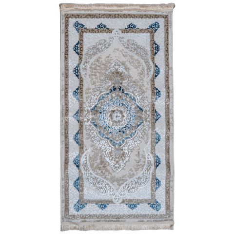 Xalça Mələklər Premium 80×150 (LR54A) ALS65 Ağ, Mavi — Bakı