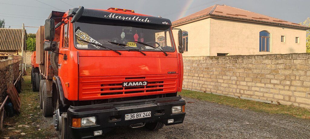 KamAz 65115, 11 L, 2002 il, 100 000 km — Yük maşınları, Qəbələ (6)
