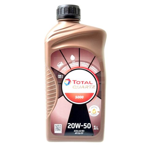 Mühərrik yağı Total Quartz 5000 20W-50 1L — Bakı