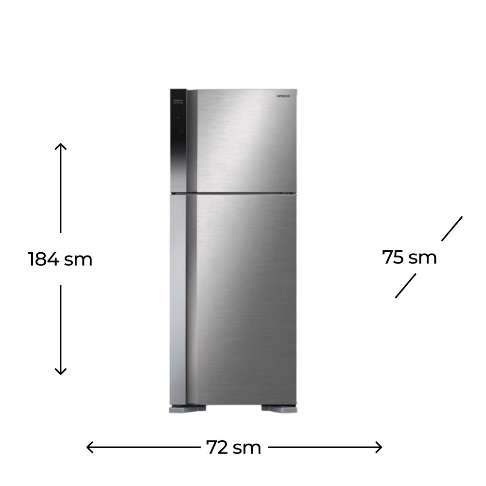 Soyuducu Hitachi R-V540PUC7 BSL — Soyuducular, Bakı (2)