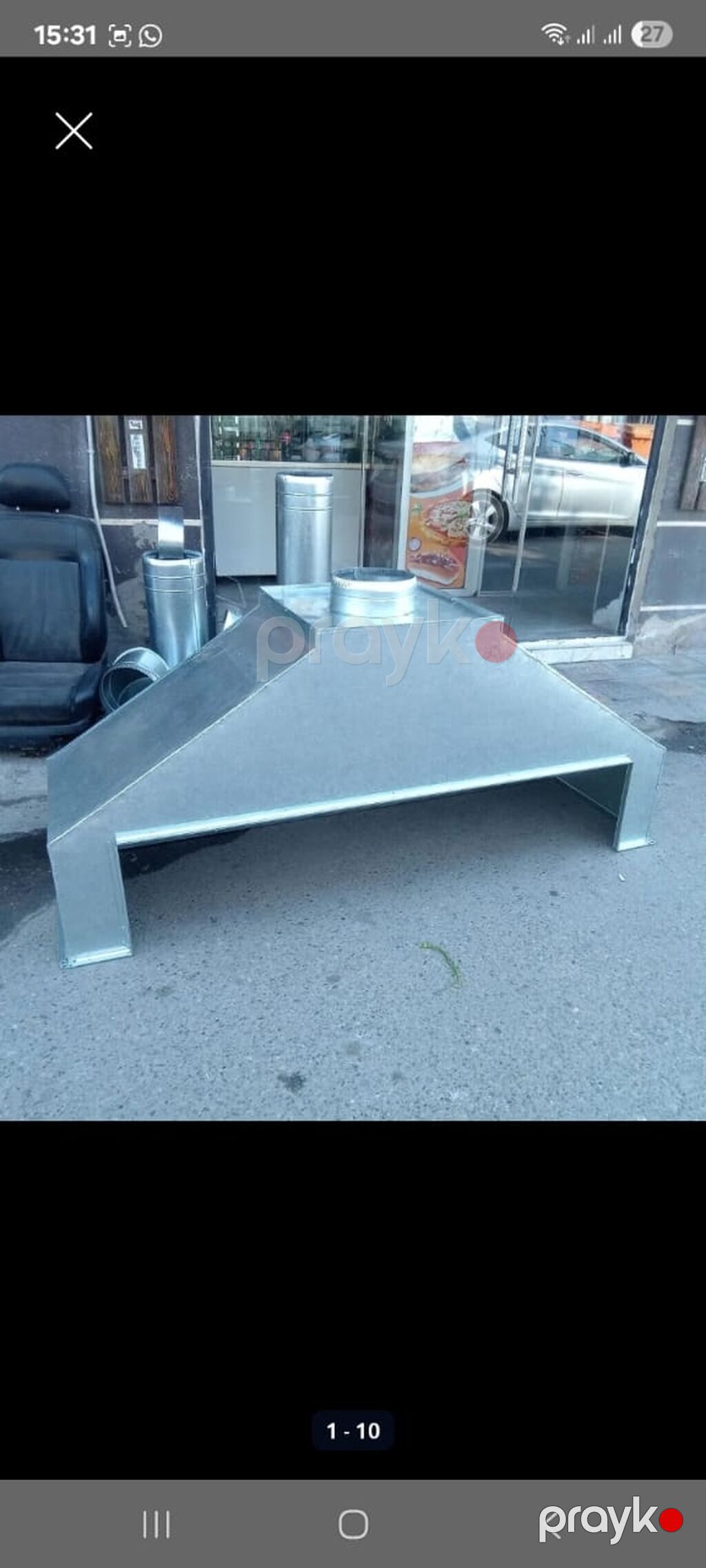 Sənaye mətbəxləri üçün havatəmizləyici başlıq (aspirasiya kubkası) — Biznes və avadanlıq, Saray (10)