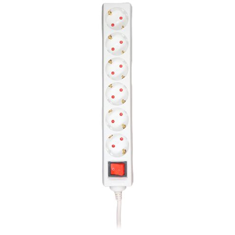 Uzadıcı Voltam 5 m VP-12 6 Way Germany Type Power Strip — Bakı