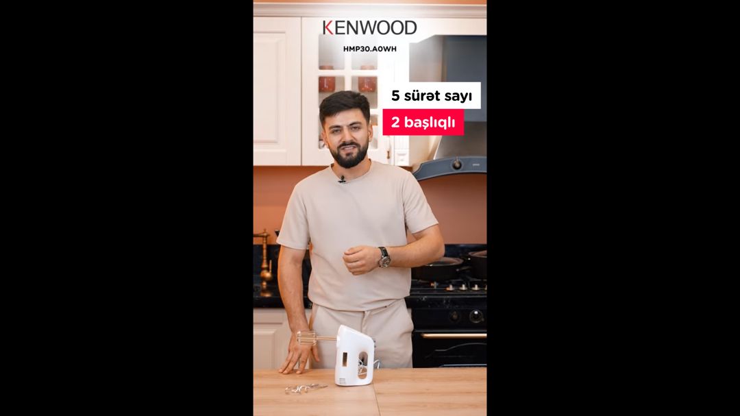 Mikser Kenwood HMP30.A0WH — Mətbəx texnikası, Bakı (2)