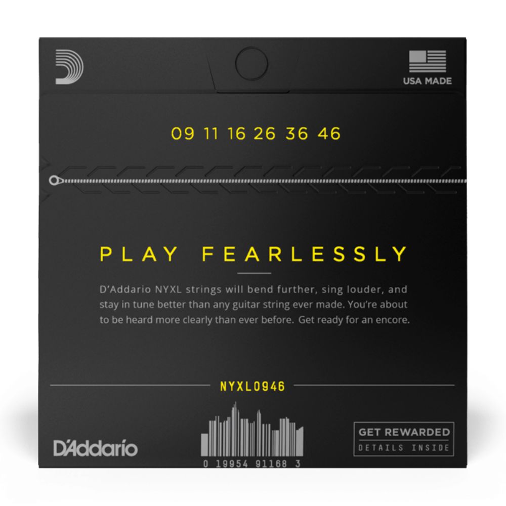 D-Addario NYXL0946 Nickel Wound 9-46 Super Light Top/Regular — Musiqiə alətləri, Bakı (3)