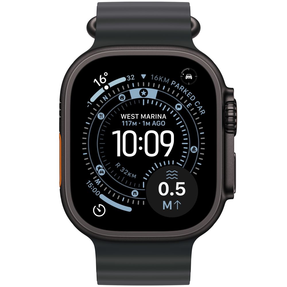 Smart saat Apple Watch Ultra 3 Cellular 49mm MF0J4QI/A Black Titanium — Uşaq smart saatları, Bakı (2)