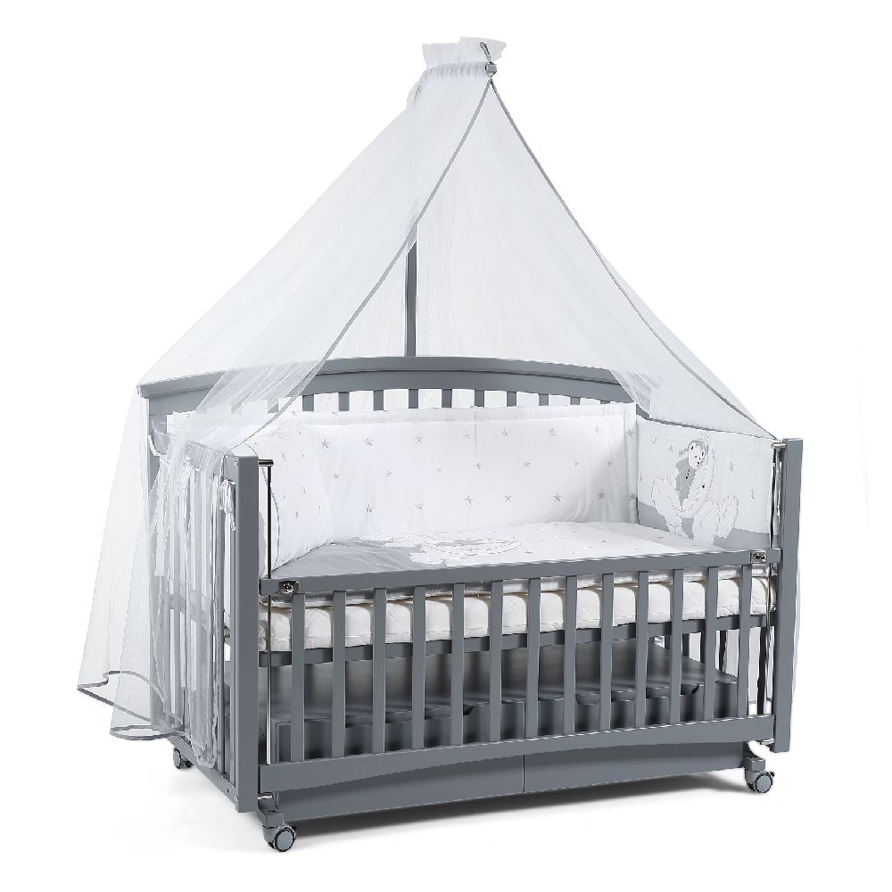 Beşik Tahterevalli Parker 86503 Boz — Uşaq otağı, Bakı (2)