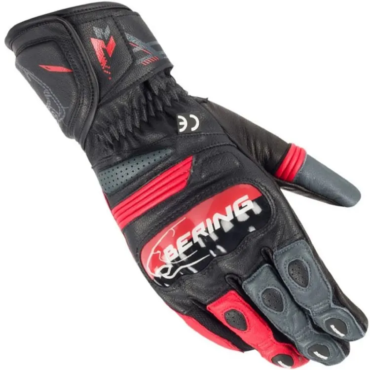 Əlcək berıng gloves snap (ce) BGR198 black/grey/red T11 (XL) — Avtomobil