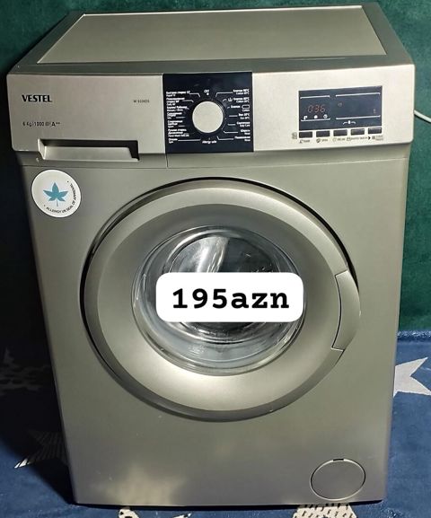 Vestel paltaryuyan maşın – model W 6104 DS - Yük tutumu: 6 kq - Sıxma — Bakı