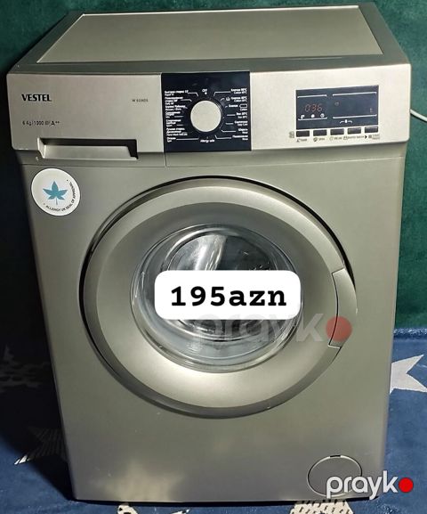 Vestel paltaryuyan maşın – model W 6104 DS - Yük tutumu: 6 kq - Sıxma