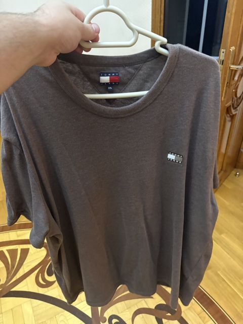 Futbolka, Tommy Hilfiger, 2XL, rəng - Qəhvəyi — Bakı