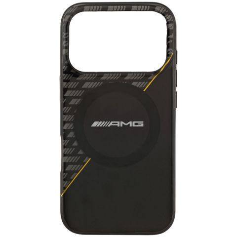 Qoruyucu örtük AMG iPhone 17 Pro W/MagSafe AMHMP17L24HRDKY Black, Yellow — Bakı