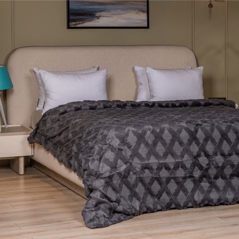 Yataq örtüyü Cehizçi Laura Grand TM-3-7 Tünd boz CK — Bakı
