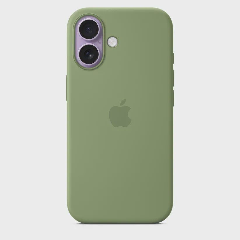 Çexol Apple iPhone 17 Silicone Case with MagSafe - Light Moss (MGEX4ZM/A) — Çexollər, Bakı