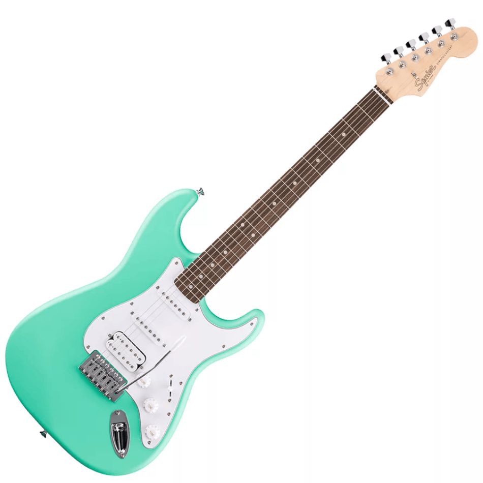 Elektrik gitara Fender Squier Debut Strat Foam Green — Musiqiə alətləri, Bakı (3)