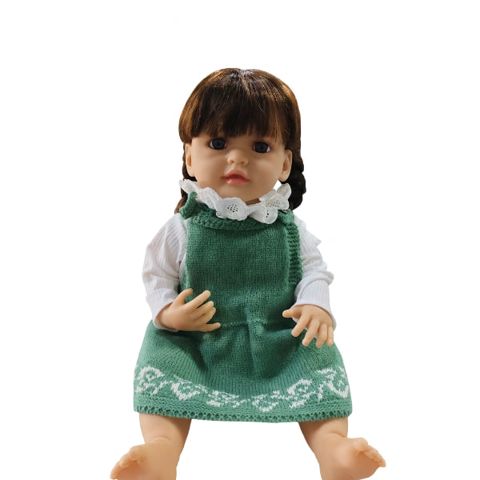 Doll For Love JX300 Сlothes Wool Dresses Green — Bakı