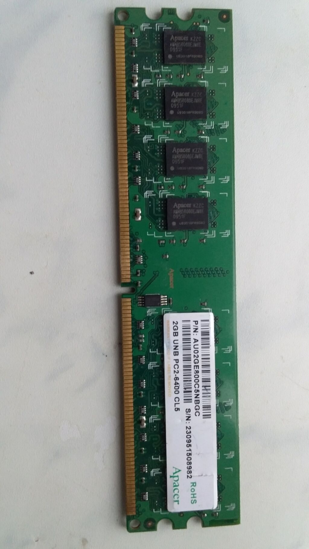 Stolüstü kompüterlər üçün RAM modulları paketi 1) Patriot PSD32G1333 — Elektronika, Qobu (2)