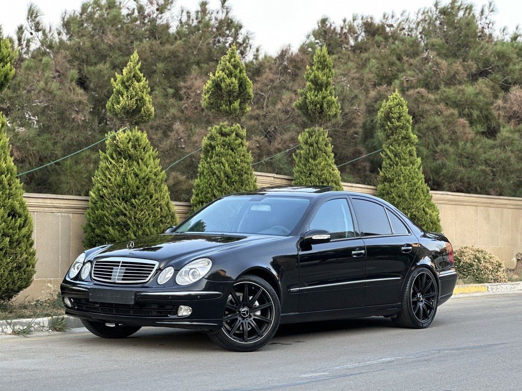 Mercedes E 320, 3.2 L, 2004 il, 281 500 km — Avtomobillər, Bakı (7)